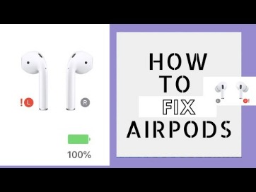 why is my left airpod not working